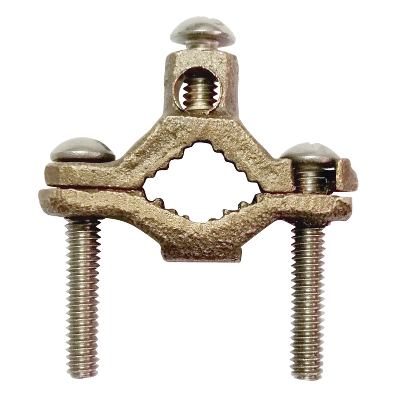 Conector Tubo a Cable / Bronce 100% / Tubo hasta 1 1/4 in / Cable 4 AWG / Aterrizaje Torres TZ / Sin Soldadura LINKEDPRO BY EPCOM LP-CTZ-114