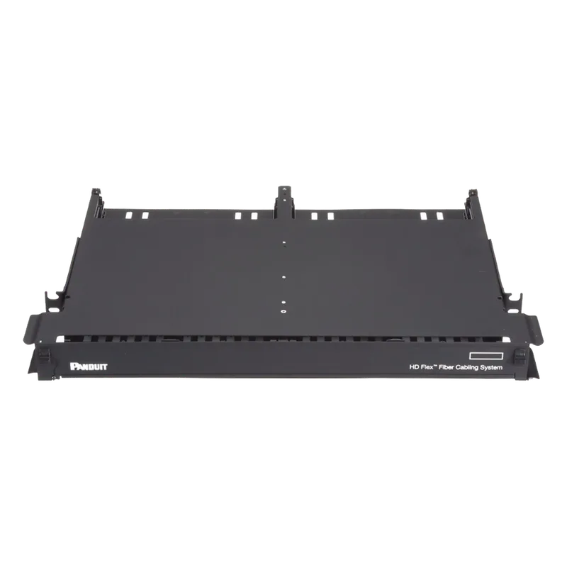 Panel de Distribución de Fibra Óptica con Bandeja Deslizable, Acepta 12 Cassettes HD Flex en 6 Espacios, Hasta 144 Fibras, 1 UR PANDUIT FLEX1U06