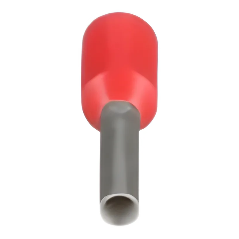 Ferrule Aislado PAN-TERM para Cable 8 AWG, Largo 12mm, DIN Color Rojo. Paquete 100 Piezas PANDUIT FSD83-12-C