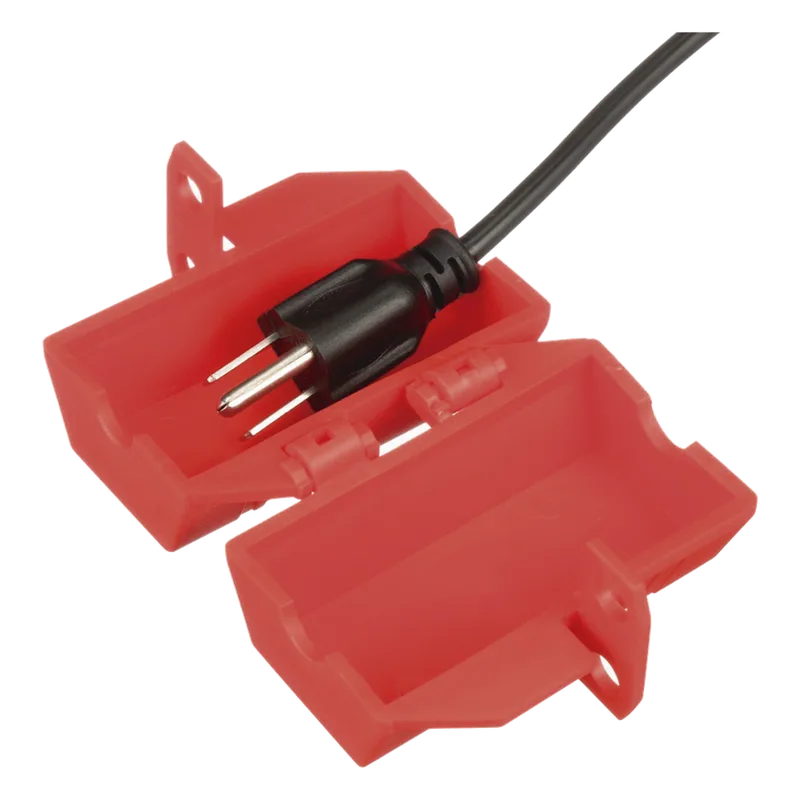Dispositivo de Bloqueo LOTO para Enchufes de 120 Vca, Fabricado con Polipropileno, Color Rojo PANDUIT PSL-CL110