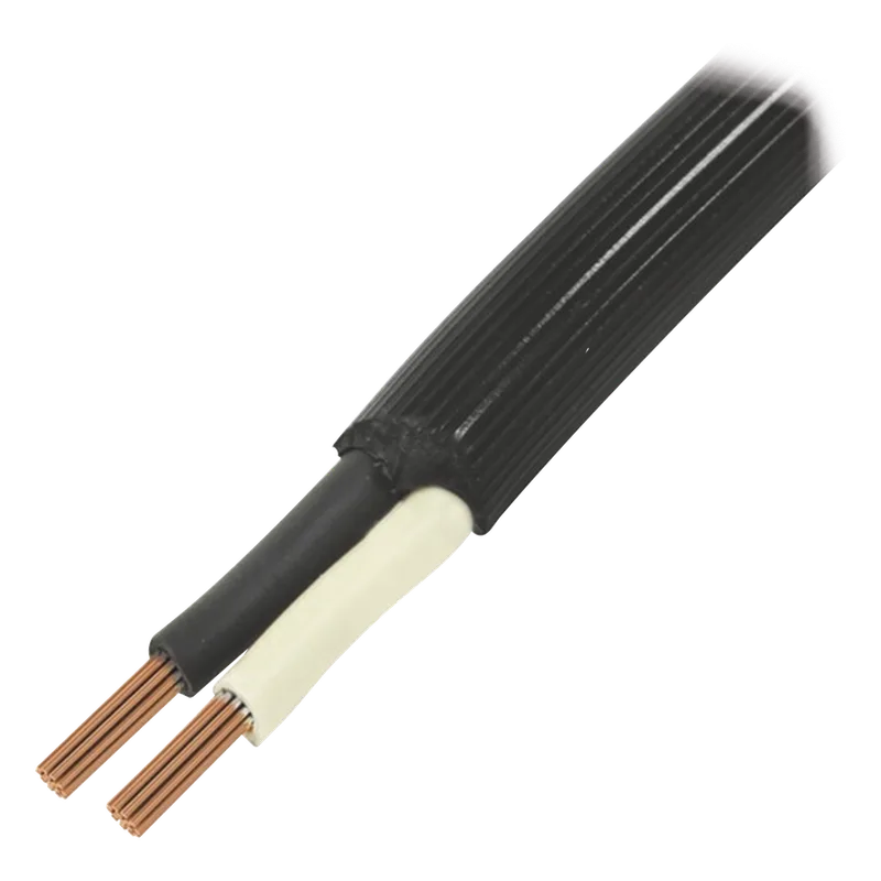 Cable Eléctrico de Uso Rudo 2 Hilos Calibre 12 AWG, Hasta 600 V. Rollo de 100 m. INDIANA RQ34/100M