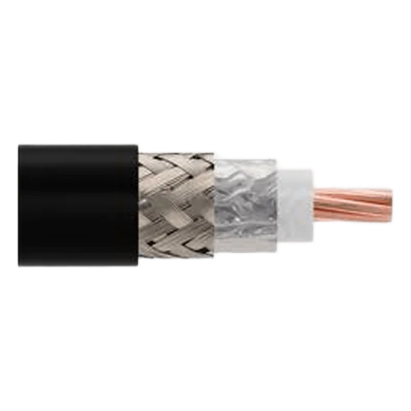 Metro de Cable Coaxial 50 Ohm, LMR600 Ultra Flexible, Cobre Trenzado de Núcleo, Cinta de Aluminio y Malla de Cobre EstaÑado para el Blindaje Times Microwave LMR-600UF