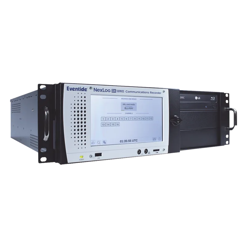 Sistema Avanzado de Grabación de Audio, Para 911, NXDN, P25, DMR Tait, MOTOTRBO, Sepura, Sistemas de Despacho, VoIP y Telefonía EVENTIDE NEXLOG740-DX