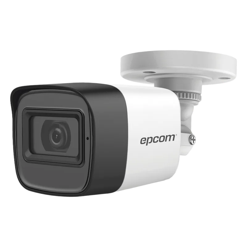 AUDIO POR COAXITRON / Bala TURBOHD 5 Megapixel / Gran Angular 85.5° / Lente 2.8 mm / 30 mts IR EXIR / Exterior IP67 / 4 Tecnologías / dWDR EPCOM PROFESSIONAL B50-TURBO-G2/A