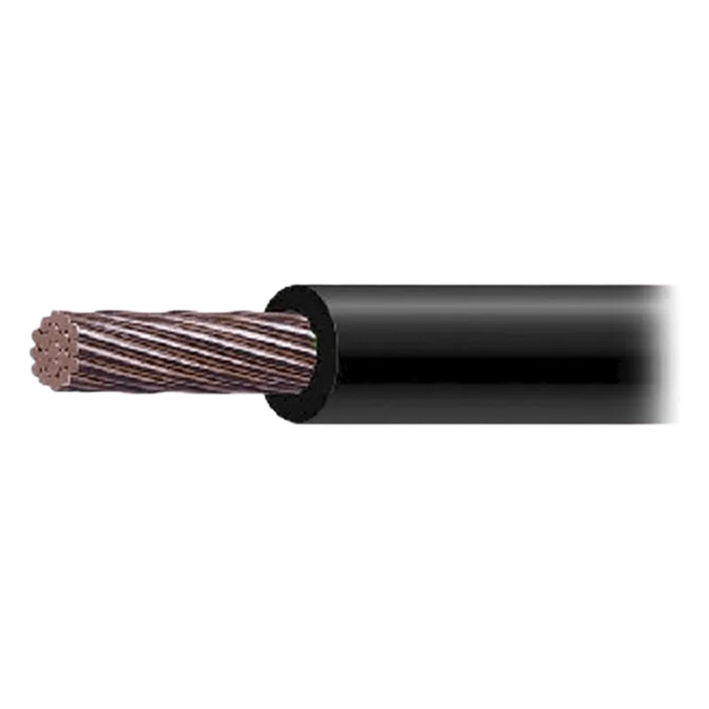 Cable Eléctrico de Cobre Recubierto THW-LS Calibre 3/0 AWG 19 Hilos Color Negro (100 metros). INDIANA SLY-347-BLK/100