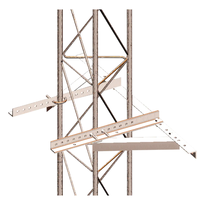 MONTAJE SUJETADOR A/PARED P/TRAMO STZ30G/35G/45G GALV. INM. E/CAL. TOWERS SM-PM-G