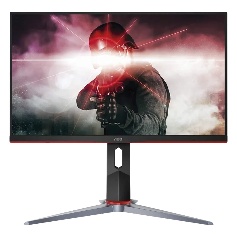 Monitor 27" GAMING Backlight-LED IPS, Resolución 1920 x 1080p 144Hz, con Entradas de Video VGA / HDMI / DISPLAYPORT . Bisel Ultra Delgado. Compatible con VESA AOC 27G2