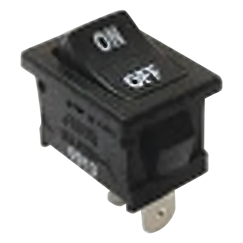 Interruptor Rocker SPST Off-On, Poliamida Negro, 11 Amp., Hasta 125 Vca, Contacto en Plata, 4.8 mm 612-RA11431100