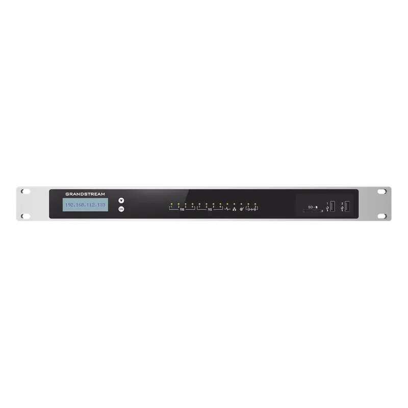 Conmutador IP-PBX para hasta 2000 usuarios y 300 llamadas simultaneas, 4FXO, 4FXS, para solución de comunicaciones unificadas y colaboración GRANDSTREAM UCM6304
