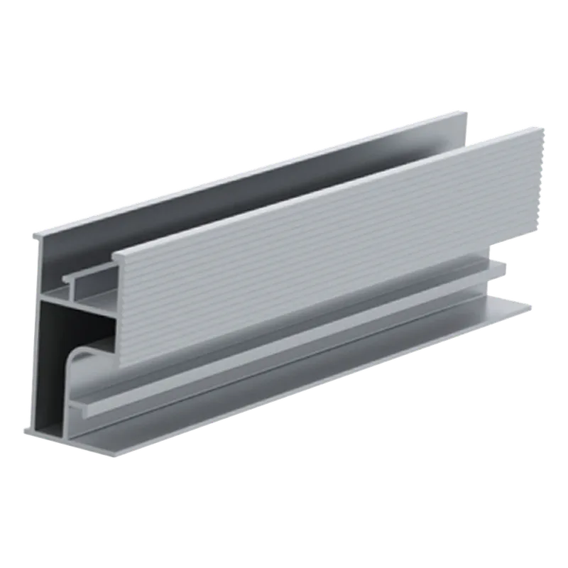 Riel 3 para montaje de módulos fotovoltaicos de aluminio anodizado de 4400mm. EPCOM POWERLINE EPL-SR3-4400