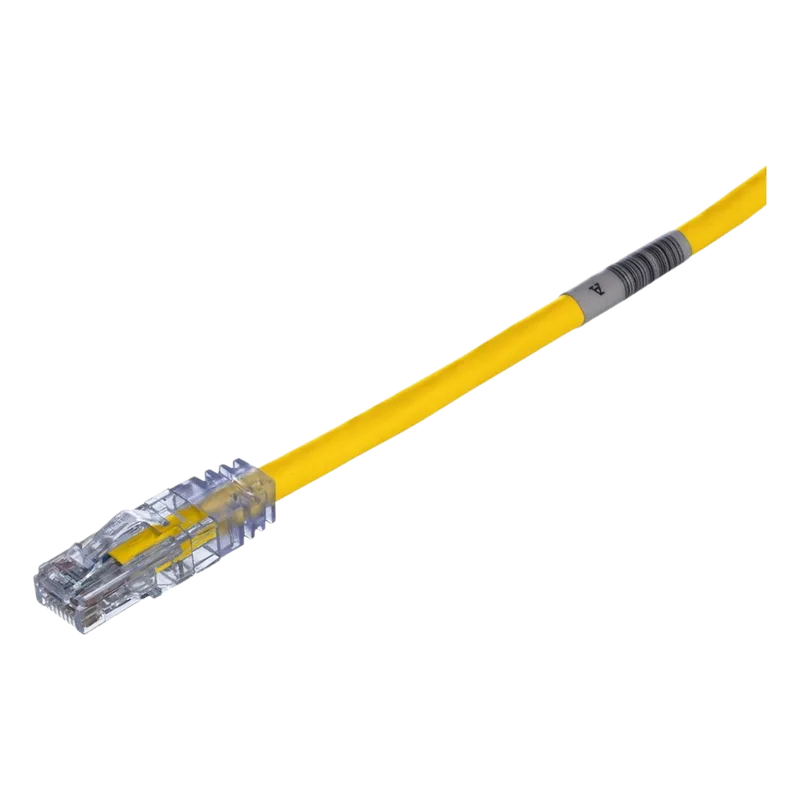 Cable de Parcheo TX6, UTP Cat6, 24 AWG, CM, Color Amarillo, 6.10 Metros (20 Pies) PANDUIT UTPSP20YLY