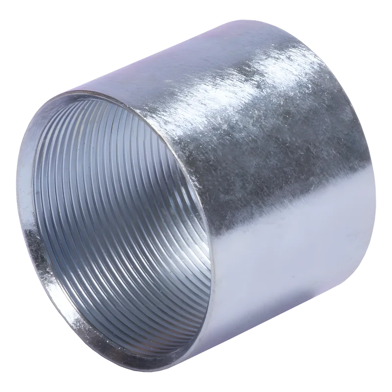 Cople 3" (76mm) pared gruesa con rosca galvanizado etiqueta amarilla JUPITER JU-PG-300-COP