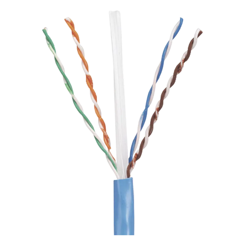Bobina de Cable UTP 305 Metros (1000 Pies) de Cobre, PanNet, Azul, Categoría 5e (24 AWG), Riser (CMR), de 4 Pares PANDUIT PUR5504BUY