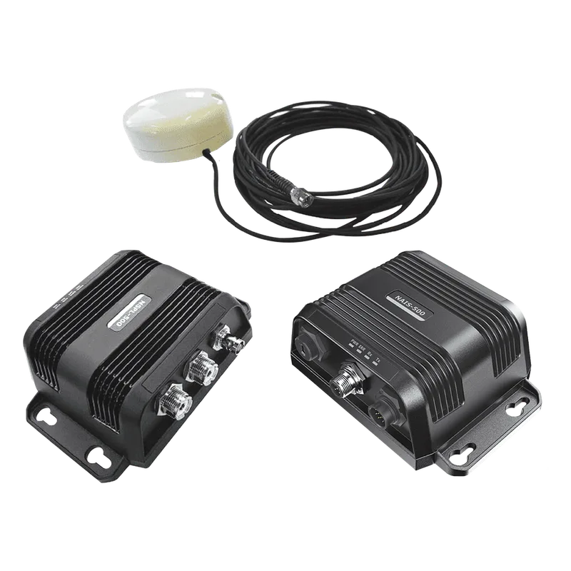 Transpondedor AIS Clase B NAIS 500 / Reducción de Riesgo de Colisión / Compacto y Ligero / Resistente al Agua / Bajo Consumo de Energía / Compatible con B&G, Simrad y Lowrance MFD / Incluye NSPL500 y GPS-500 000-13963-001