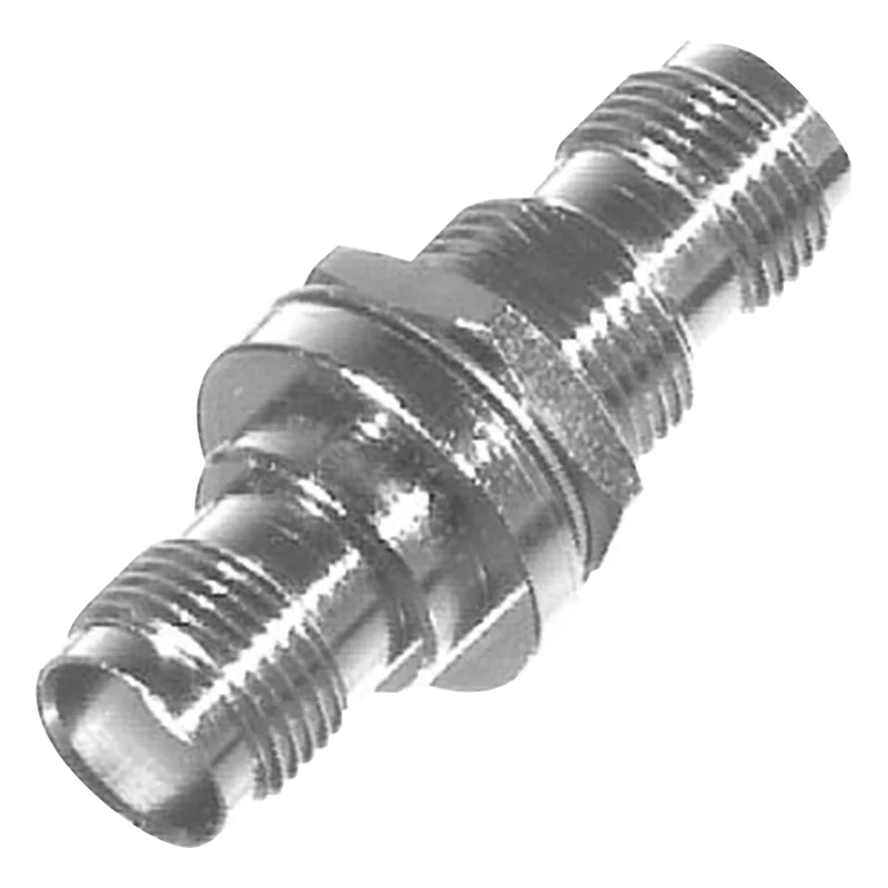 Adaptador de TNC Hembra Rosca Izquierda a TNC Hembra Rosca Izquierda para Panel, Níquel/ Oro/ Teflón. RF INDUSTRIES,LTD RT-1226
