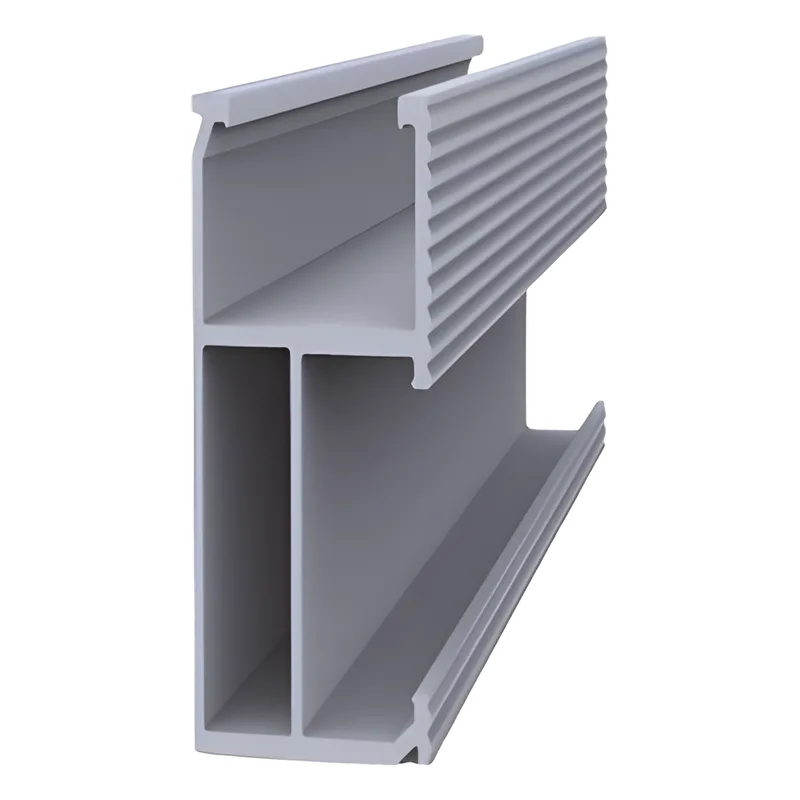 Riel 5 para montaje de módulos fotovoltaicos de aluminio anodizado de 4400mm. EPL-SR5-4400