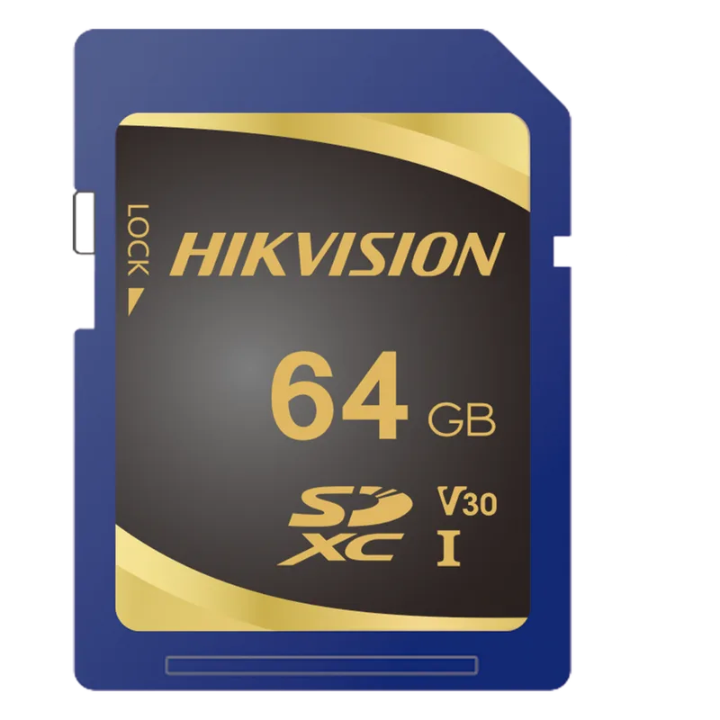Memoria SD Clase 10 de 64 GB / Especializada Para Videovigilancia HIKVISION HS-SD-P10/64G