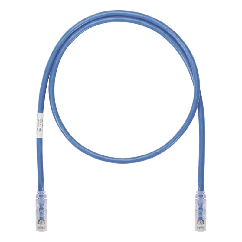 Cable de Parcheo UTP, Cat6A, 24 AWG, CM, Color Azul, 5.18 Metros (17 Pies) PANDUIT UTP6AX17BU