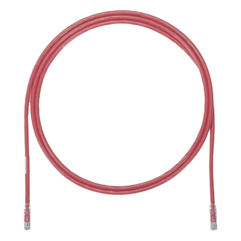 Cable de Parcheo UTP, Cat6A, 24 AWG, CM, Color Rojo, 5.18 Metros (17 Pies) PANDUIT UTP6AX17RD