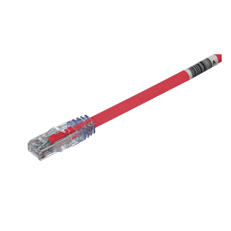 Cable de Parcheo UTP, Cat6A, 24 AWG, CM, Color Rojo, 7.62 Metros (25 Pies) PANDUIT UTP6AX25RD