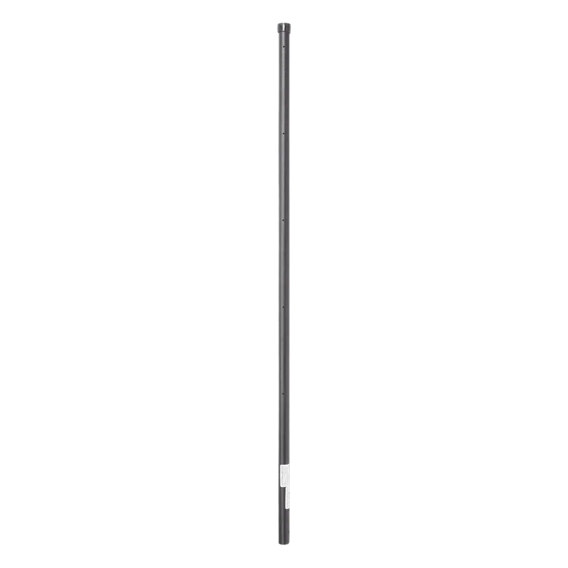 Poste de Esquina Negro de 1.2m para Cerca Electrificada de Tubo Galvanizado cal. 18 de 1"Diam. para 5 Aisladores (No incluidos). EPCOM INDUSTRIAL SYS-POST-4B