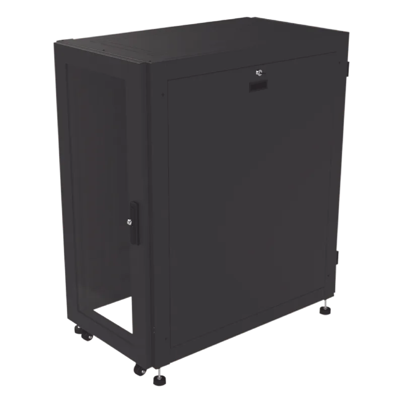 Gabinete Profesional para Telecomunicaciones de 24UR, 600 mm de Ancho x 1000 mm de Profundidad, Se envía el Gabinete Armado. LINKEDPRO BY EPCOM LP-60100-24U-R2