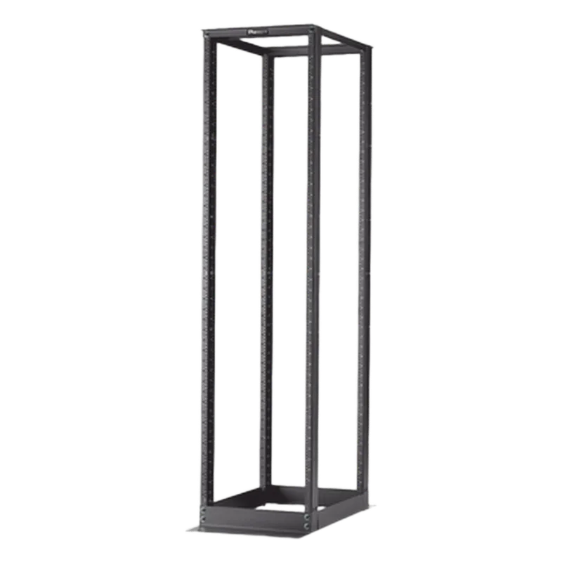 Rack de Cuatro Postes Estándar de 19", Rieles Numerados y Roscados #12-24, Profundidad Máxima de 23 in, 45 Unidades de Rack, Color Negro PANDUIT R4P23
