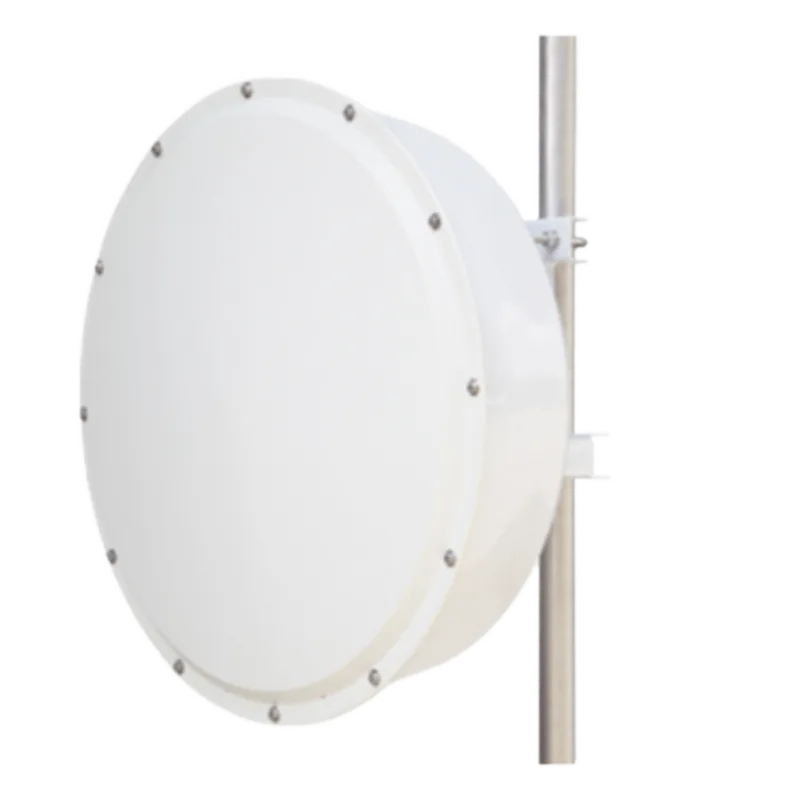 Antena direccional de alta resistencia, Ganancia 30 dBi, (4.9 -6.5 GHz), Plato hondo para mayor inmunidad al ruido, Conectores N-Hembra, Montaje y radomo incluido TXPRO TXP-4965-30PB2-KIT