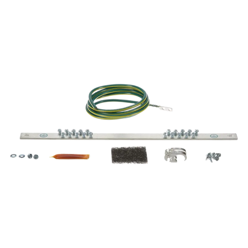 Kit de Puesta a Tierra con Jumper 6 AWG RGREJ696Y y Barra de Conexiones de 20 Orificios RGRB19U, para Rack de 19in PANDUIT RGRKCBNJY