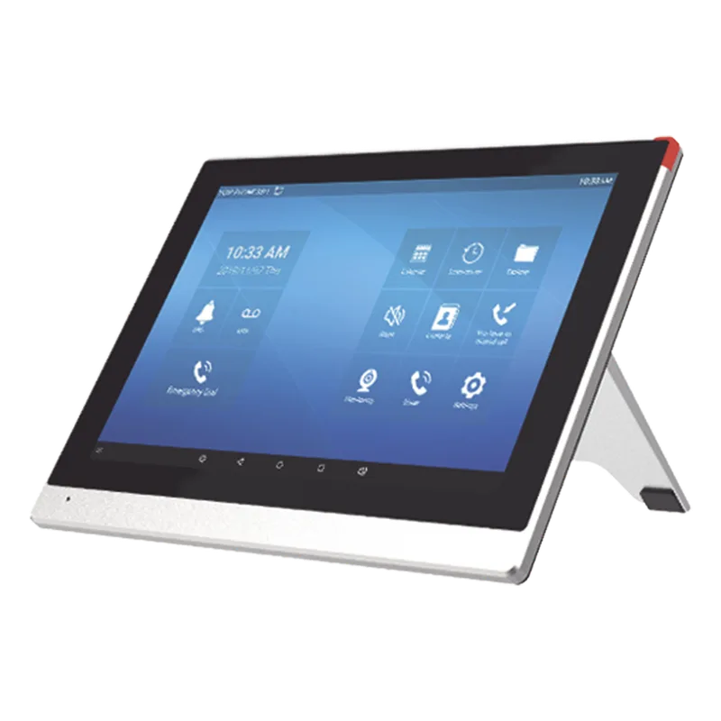 Monitor IP/SIP para interior con Android, Wi-Fi, pantalla táctil de 10.1", audio de 2 vías, PoE, 8 interfaces de entrada de alarma. FANVIL I56A