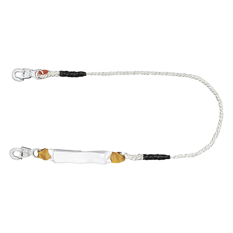Amortiguador con Cable de Protección de Nylon y 2 Ganchos de Seguro Doble. TULMEX 5430-15-D