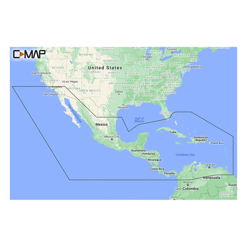 M-NA-Y205-MS C-MAP REVEAL América central y el caribe.