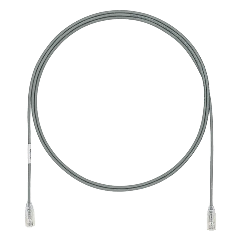 Cable de Parcheo TX6, UTP Cat6, Diámetro Reducido (28AWG), Color Gris, 1.5 Metros (4.92 Pies) PANDUIT UTP28SP1.5MGY