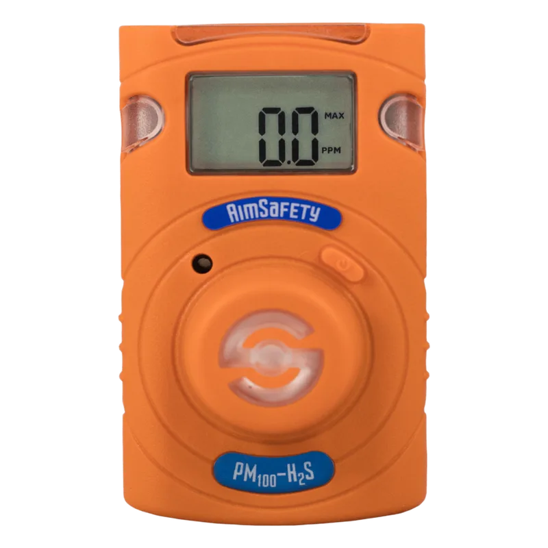 Monitor Personal de Gas H2S / Detección 0-100 ppm / Resolución 0.1 ppm / Alarma Triple 90 dB / 2 Años Sin Mantenimiento / IP67 / UL-913 ATEX IECEx MACURCO - AERIONICS PM100-H2S