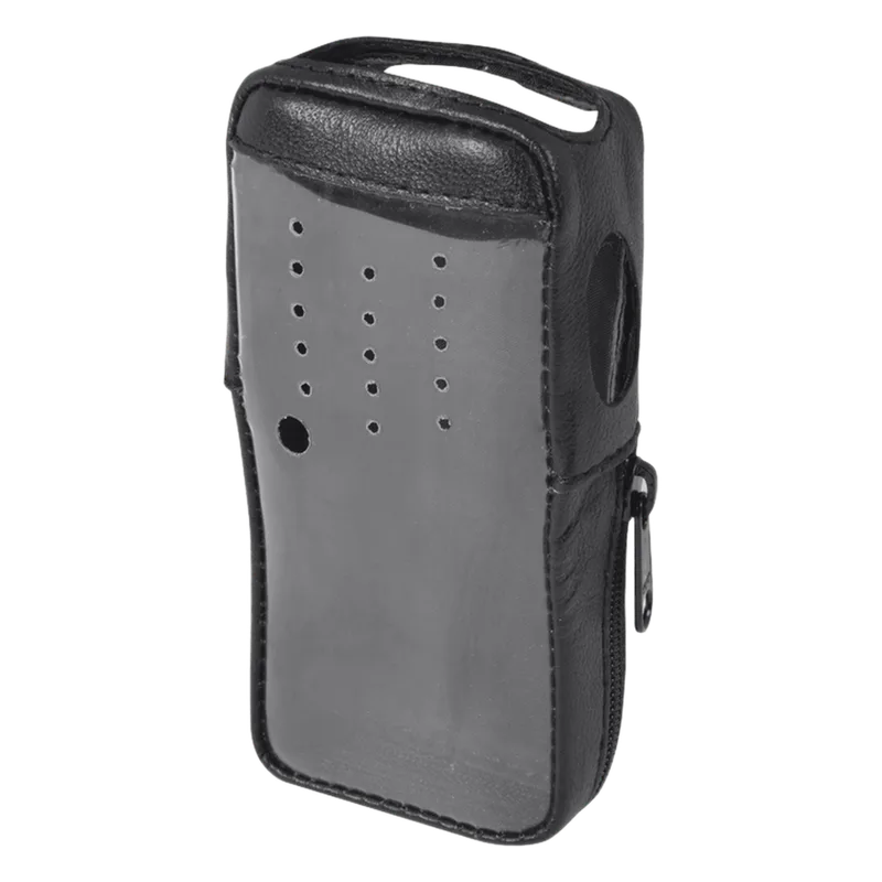 Funda de piel reforzada, cubierta frontal de plástico transparente para TK-2000KV2 y TK-3000KV2 IFSMTK-2000V2
