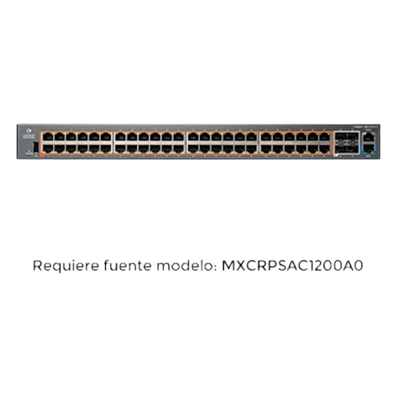 Switch PoE inteligente / cnMatrix EX2052R-P / PoE+ / 48 puertos x 1 Gps / 4 SFP+, fuente de alimentación extraíble CAMBIUM NETWORKS MX-EX2052GXPA-10