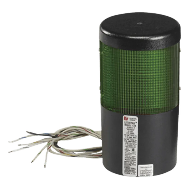 Luz LED LITESTAK Modelo LSLD-024-G / 24VDC / Color Verde/ 0.080A FEDERAL SIGNAL INDUSTRIAL LSLD024G
