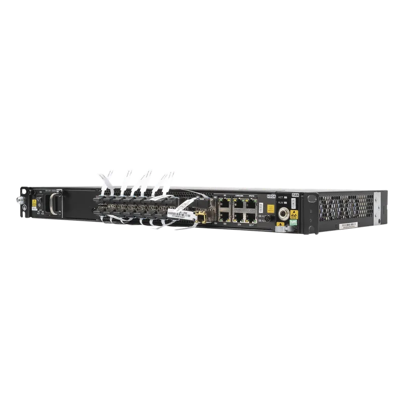 Mini OLT Abierta de 16 Puertos GPON / Incluye 16 módulos C+ y Fuente de CA / Gestión por WebUI / Incluye Software de Gestión UNM2000, (Interoperabilidad con ONUs de Terceros sin Costo) FIBERHOME AN6001-G16-AC