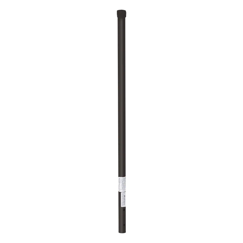 Poste de ESQUINA color Negro para Cerca Electrificada. Tubo Galvanizado cal. 18 de 1" Diam. y 0.8m Alto con Tapón, ideal para 3 aisladores EPCOM INDUSTRIAL SYS-POST-ESQ-3B
