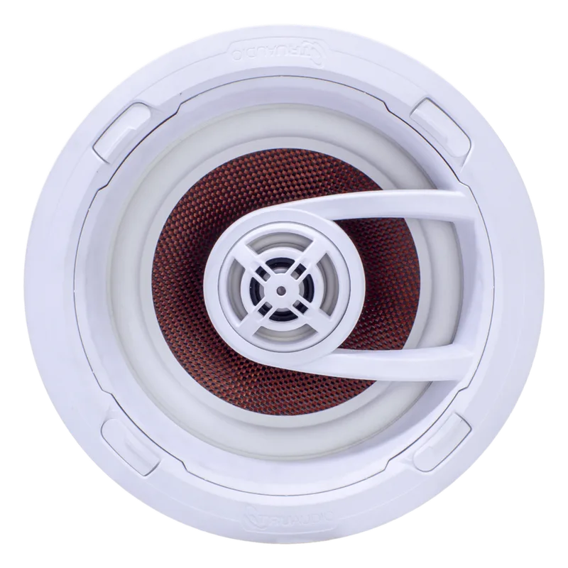 altavoz de 3 vías de plafón 9in | diseño trugrip | instalación sin herramientas | woofer de fibra de carbono | 175w | 8ohms TRUAUDIO G91