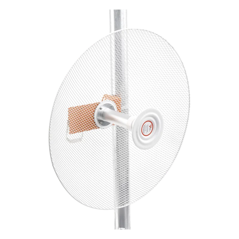 Antena direccional con diseño aerodinámico para minimiza la resistencia al viento, Ganancia de 30 dBi, frecuencia (4.9 - 6.5 GHz), Polarización doble, incluye montaje para torre o mástil TXPRO TXPD30RJMIMO