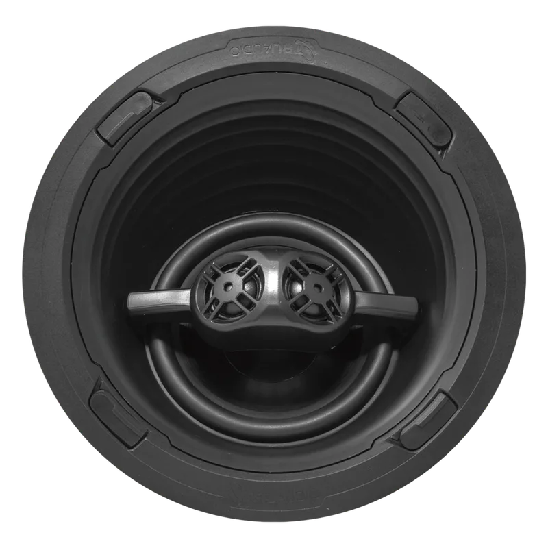 REV Series Altavoz Surround | Angulo para Techo de 3 Vias para Empotrar | Cine en Casa | Woofer de 7in de Polipropileno | 2 Tweeter de 1in | 150W | 8&Omega; TRUAUDIO REV72SUR