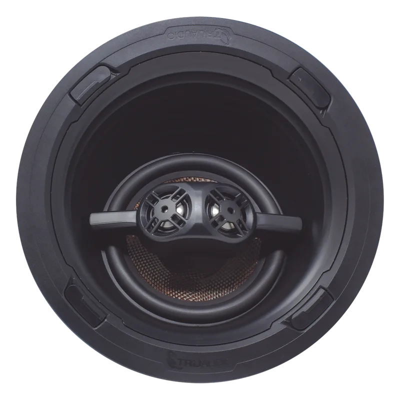 REV Series Altavoz Surround | Angulo para Techo de 3 Vias | Cine en Casa | Woofer 7in de Fibra de Carbono | 2 Tweeter de 1in | Giratorio de Titanio | 175W | 8&Omega; TRUAUDIO REV71SUR