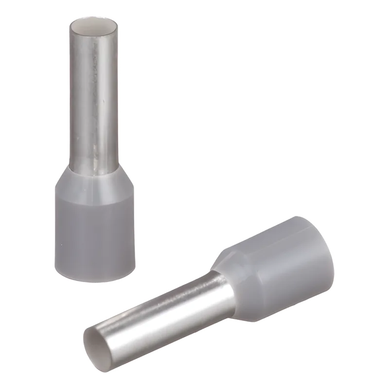 Ferrule Aislado PAN-TERM para Cable 12 AWG, Largo 17.5mm, DIN Color Gris. Paquete 500 Piezas PANDUIT FSD81-10-D
