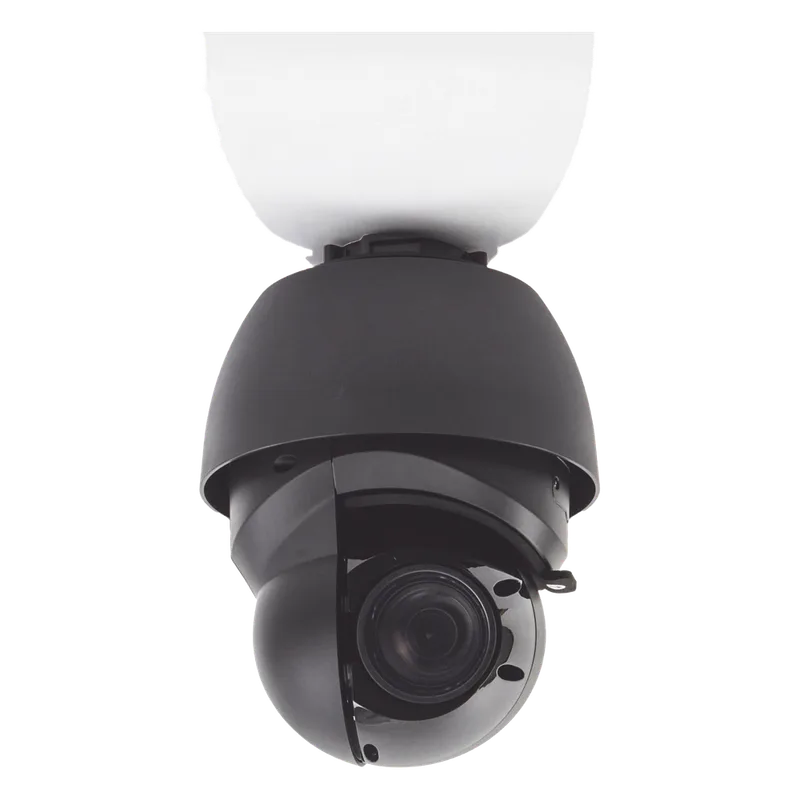 UniFi Protect G4 PTZ cámara de giro, inclinación y zoom de alto rendimiento con transmisión de video 4K, 24 FPS, zoom óptico 22x y visión nocturna LED IR adaptativa. UBIQUITI UVC-G4-PTZ