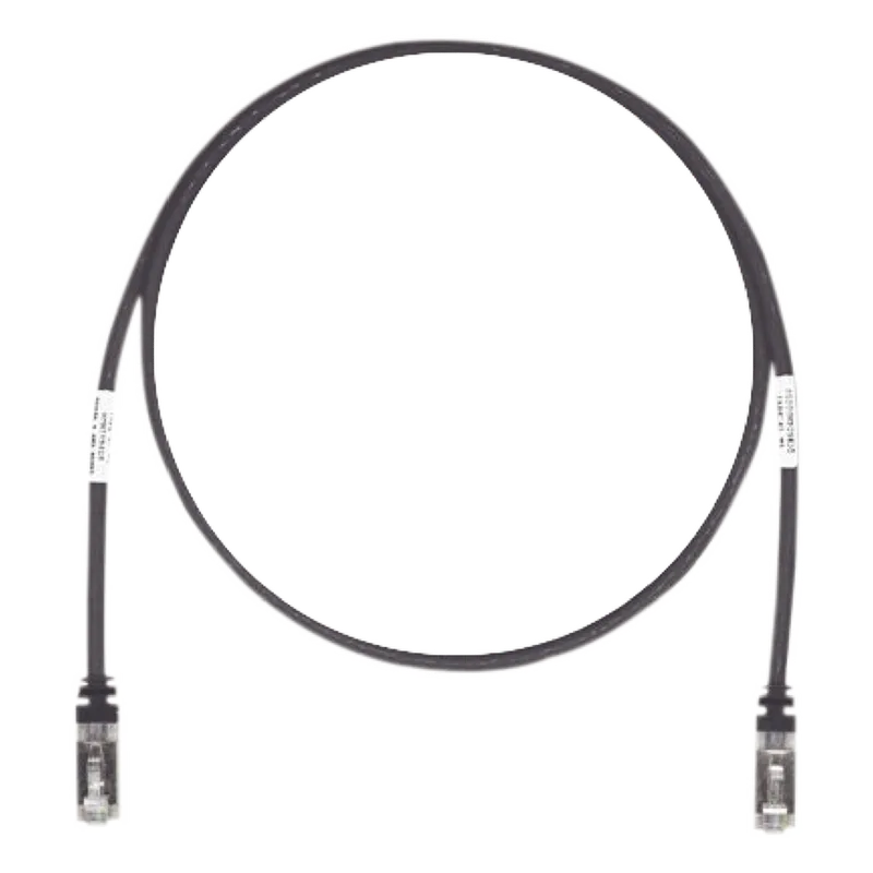 Patch Cord Cat6A, Blindado S/FTP, CM/LS0H, 3.05 Metros (10 Pies), Color Negro PANDUIT STP6X10BL