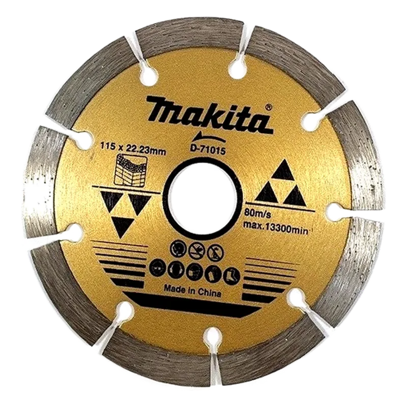 Disco de diamante segmentado 4-1/2"x3/4" MAKITA D-71015