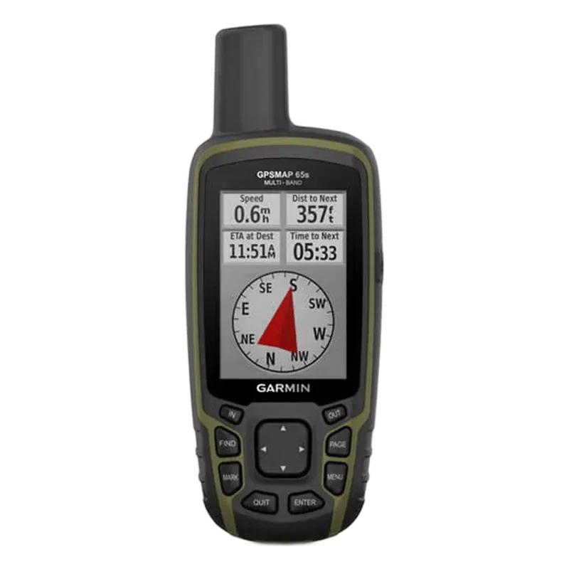 GPSMAP 65S Portátil para Actividades Outdoor / Pantalla TFT Transflectiva 2.6 Pulgadas / Resolución 160x240 Pixeles / Brújula de 3 Ejes / Altímetro Barométrico / Compatible con GPS, GLONASS, Galileo, QZSS / Memoria 16 GB GARMIN 10-02451-10