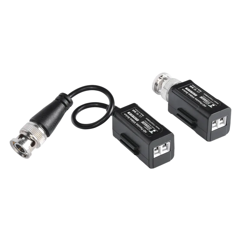 Kit de Transceptores (Baluns) con TERMINALES TIPO TORNILLO, Resolución 4K, Cable flexible COAXIAL Blindado / COAXITRON / AUDIO POR COAXITRON / Menu OSD /Conector 100% COBRE / Calidad PREMIUM EPCOM TITANIUM TT-101-F-TURBO-S
