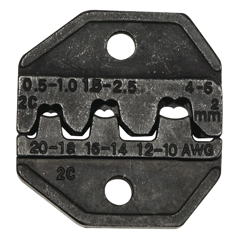 Matriz Ponchadora, Terminales sin Aislamiento o de Cilindro Abierto, 10-20 AWG. Compatible con Pinza Ponchadora VDV200-010 KLEIN TOOLS VDV-205-036